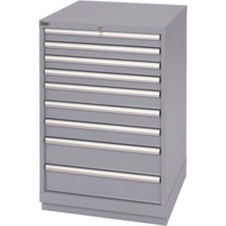 LISTA INTERNATIONAL ListaÂ 9 Drawer Standard Width Cabinet - Light Gray, Individual Lock XSSC0900-0901LGRG